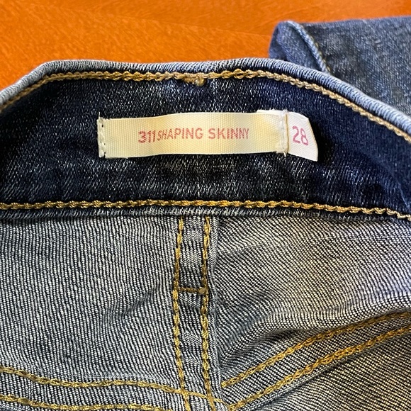 Levi's 311 Shaping Skinny Denim Jean Pants Size 28 - Picture 11 of 14